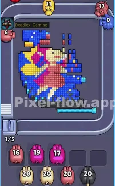 Pixel Flow Level 485 Solution 1