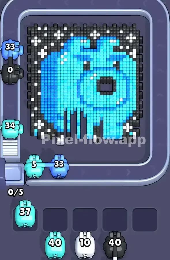 Pixel Flow Level 391 Solution 1