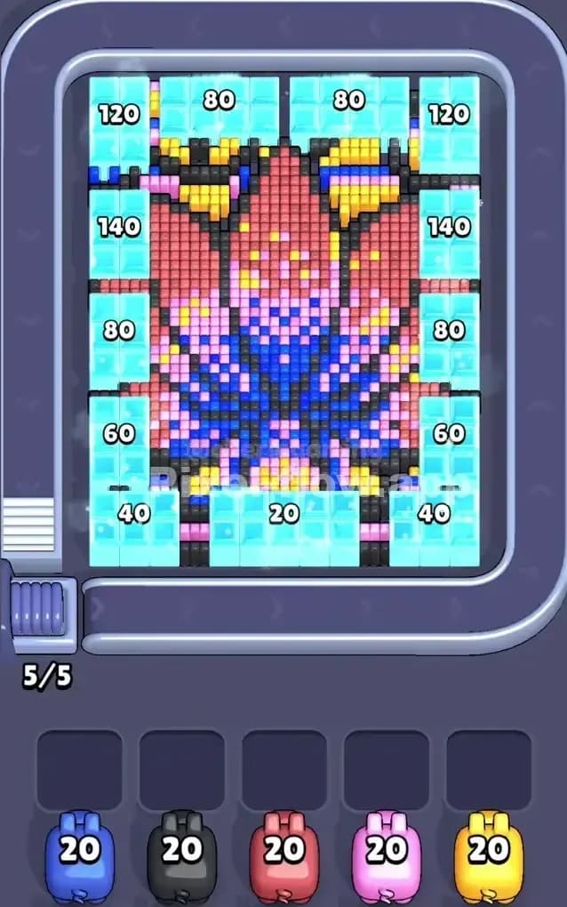 Pixel Flow Level 276 Gameplay