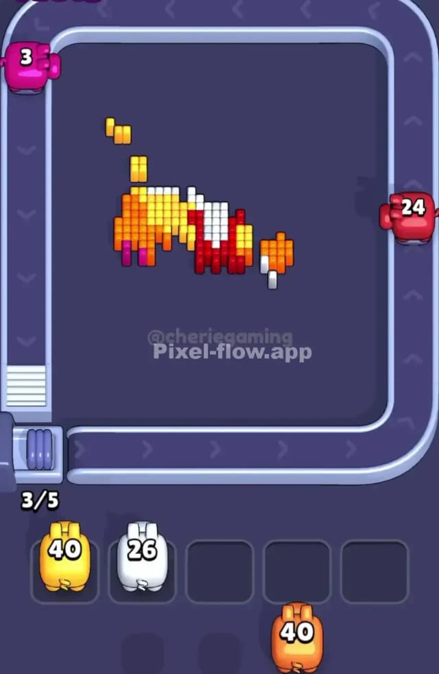 Pixel Flow Level 1741 Solution 3