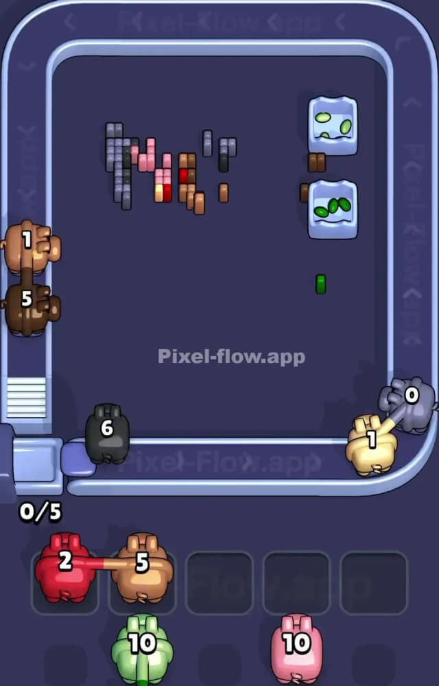 Pixel Flow Level 1216 Solution 3