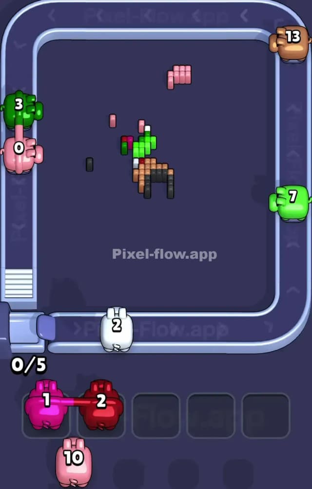 Pixel Flow Level 1240 Solution 3