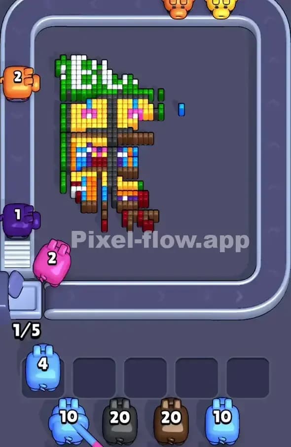 Pixel Flow Level 406 Solution 2