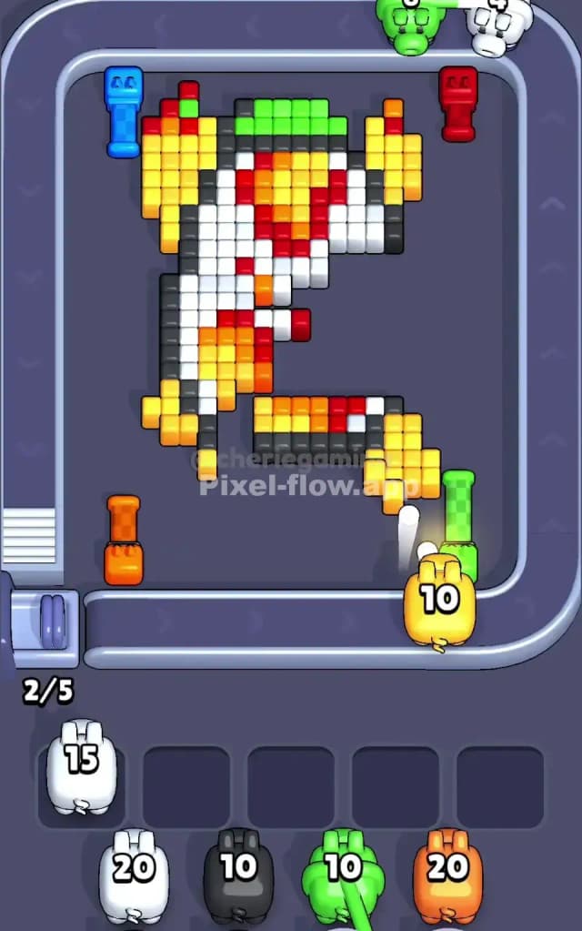 Pixel Flow Level 371 Solution 2