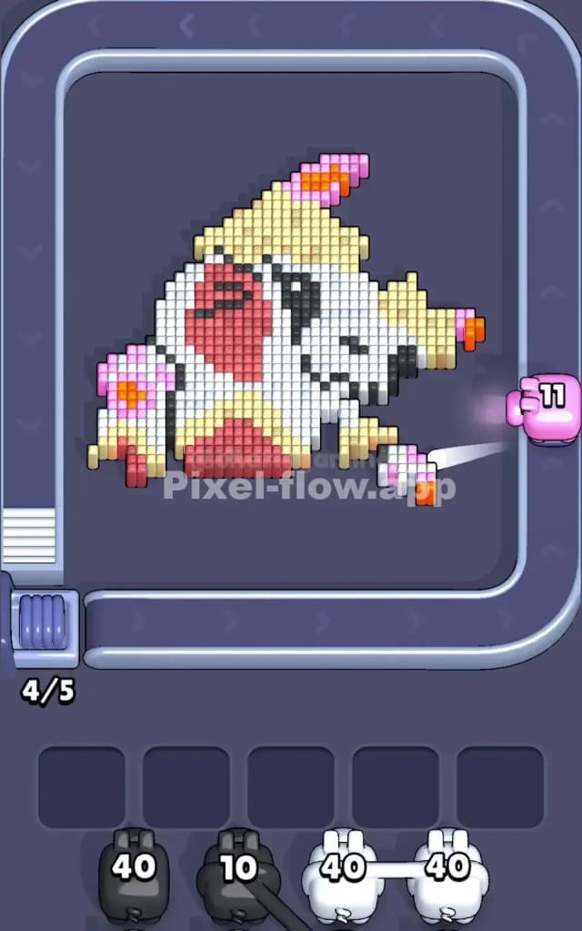 Pixel Flow Level 128 Solution 1