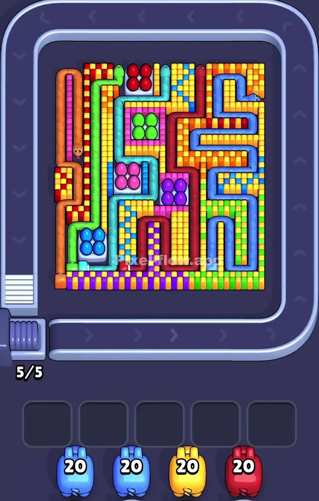 Pixel Flow Level 796 Screenshot