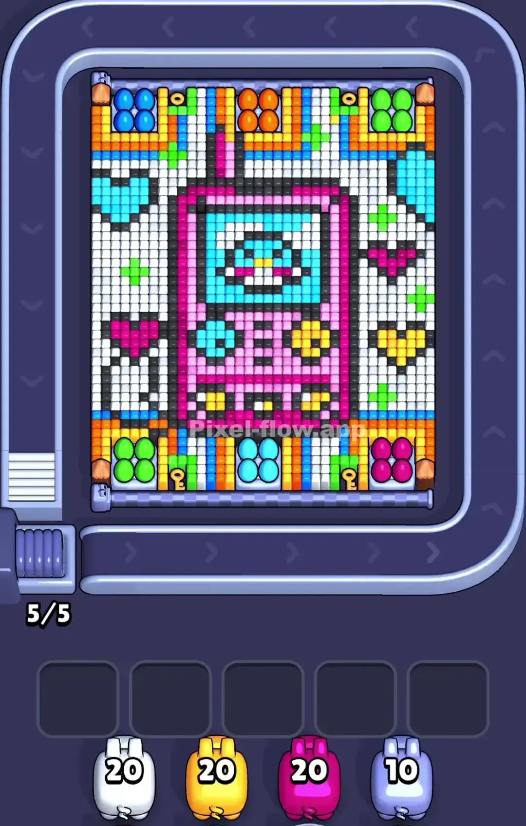 Pixel Flow Level 865 Screenshot