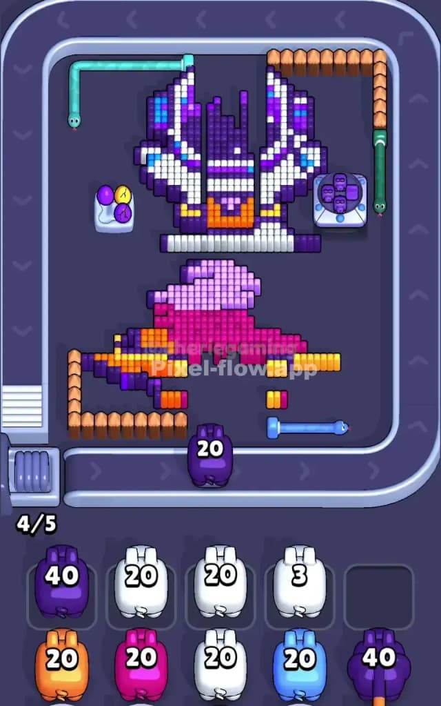 Pixel Flow Level 789 Solution 2