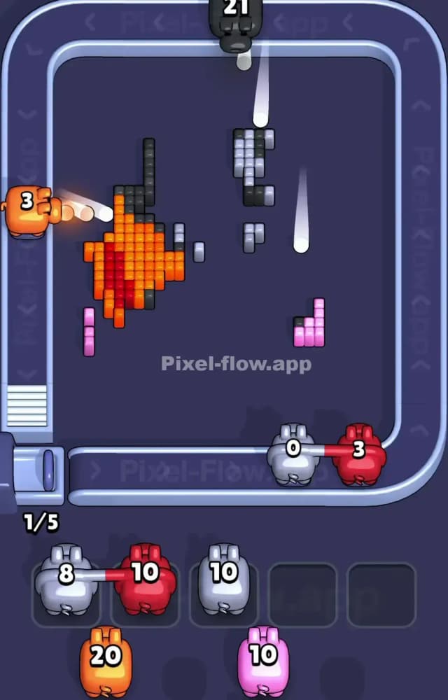Pixel Flow Level 1489 Solution 3