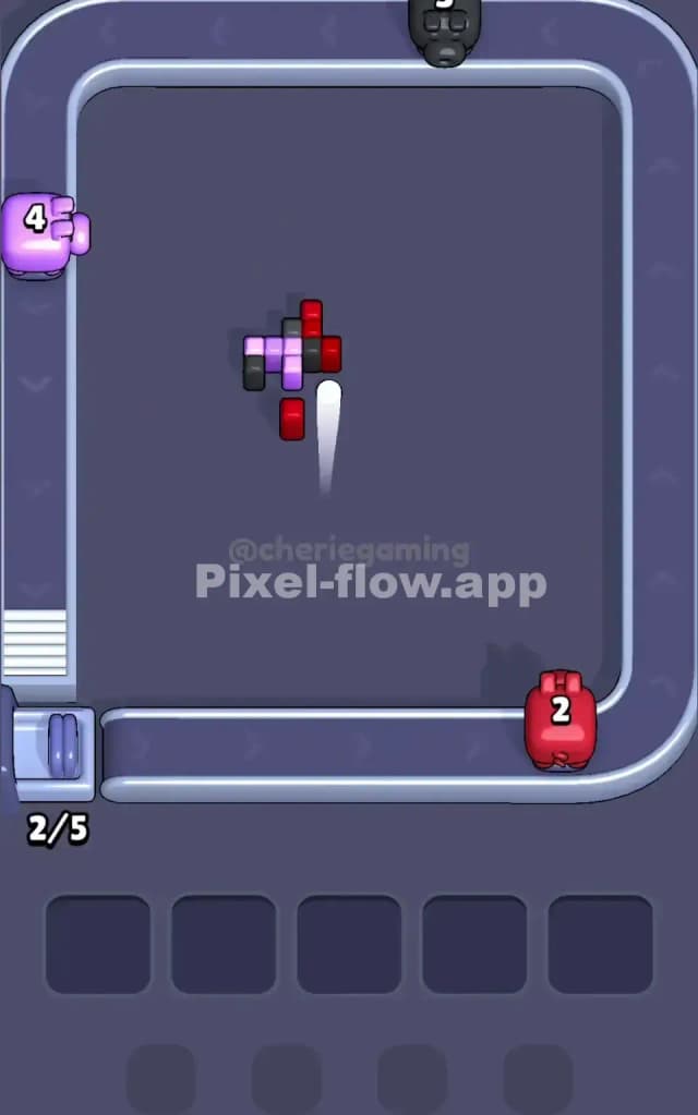 Pixel Flow Level 74 Solution 3