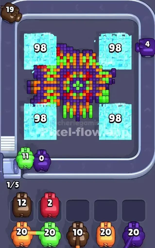 Pixel Flow Level 305 Solution 1