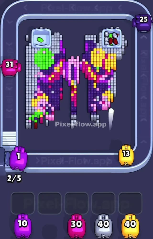 Pixel Flow Level 1222 Solution 2