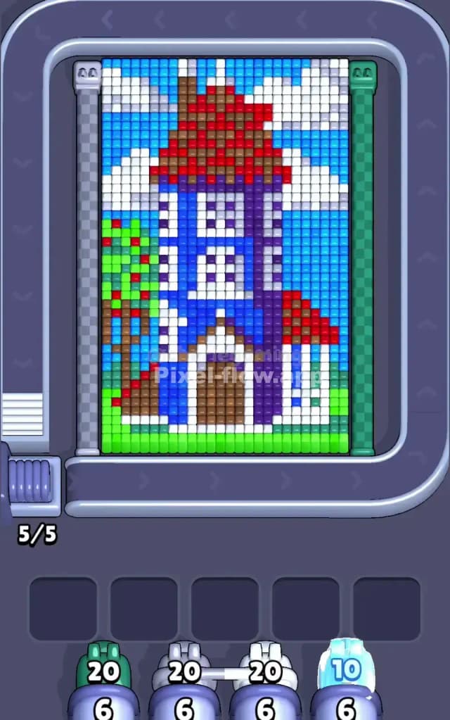 Pixel Flow Level 362 Gameplay
