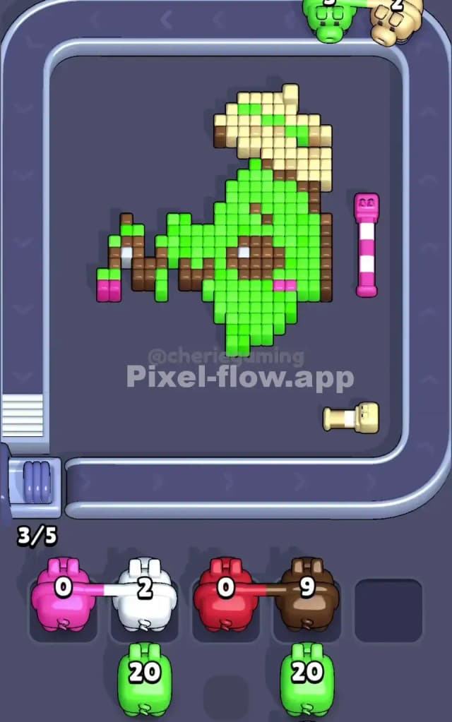 Pixel Flow Level 153 Solution 2