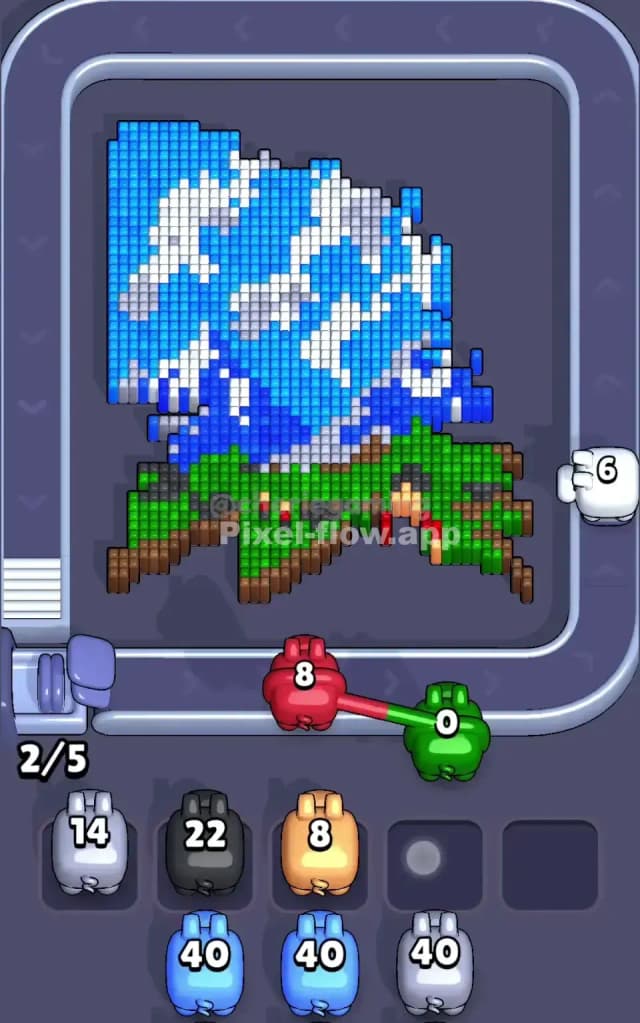 Pixel Flow Level 677 Solution 1