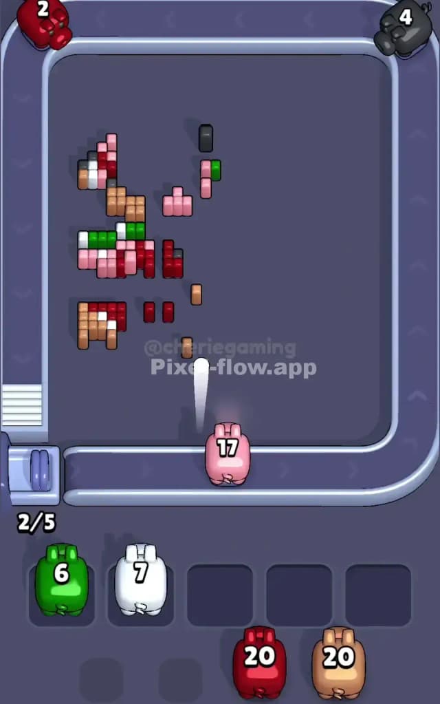 Pixel Flow Level 582 Solution 3