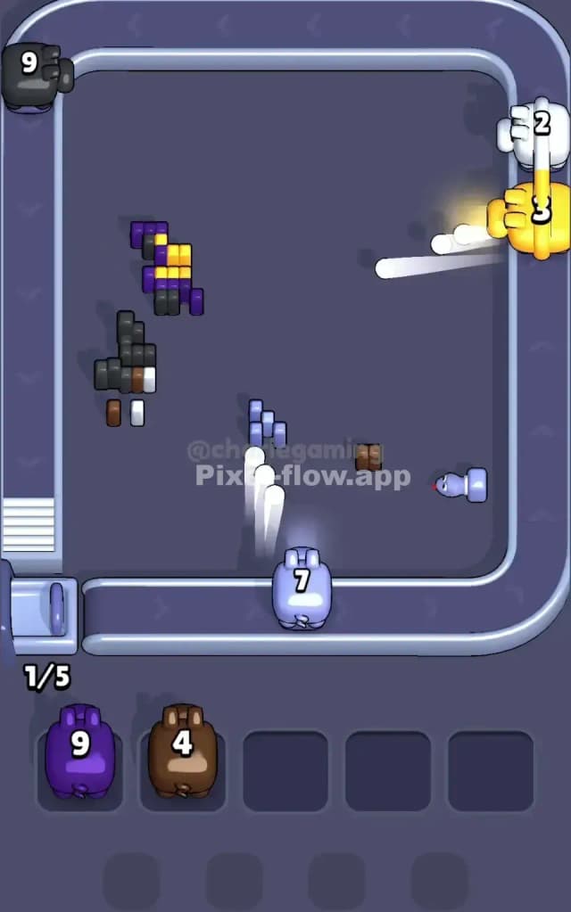 Pixel Flow Level 489 Solution 3