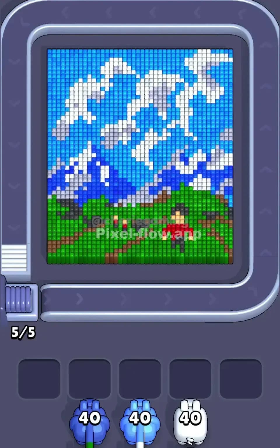 Pixel Flow Level 677 Screenshot