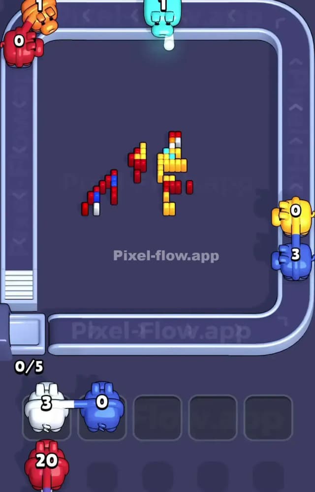 Pixel Flow Level 1043 Solution 3