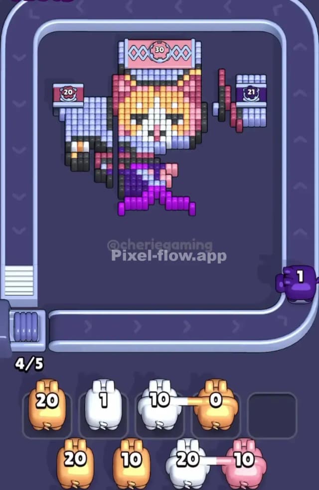 Pixel Flow Level 1670 Solution 2