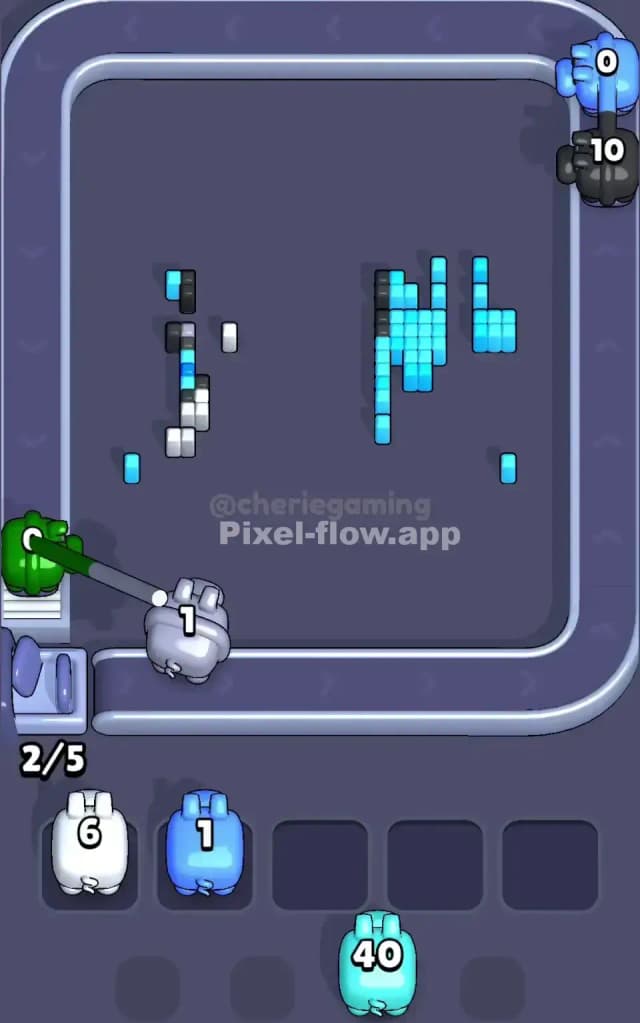 Pixel Flow Level 517 Solution 3