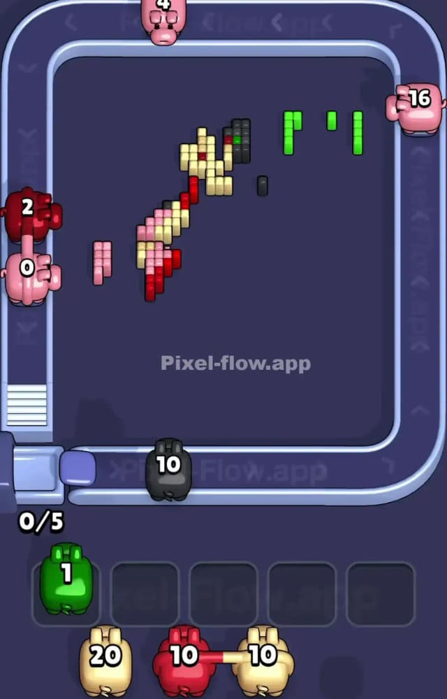 Pixel Flow Level 1375 Solution 3