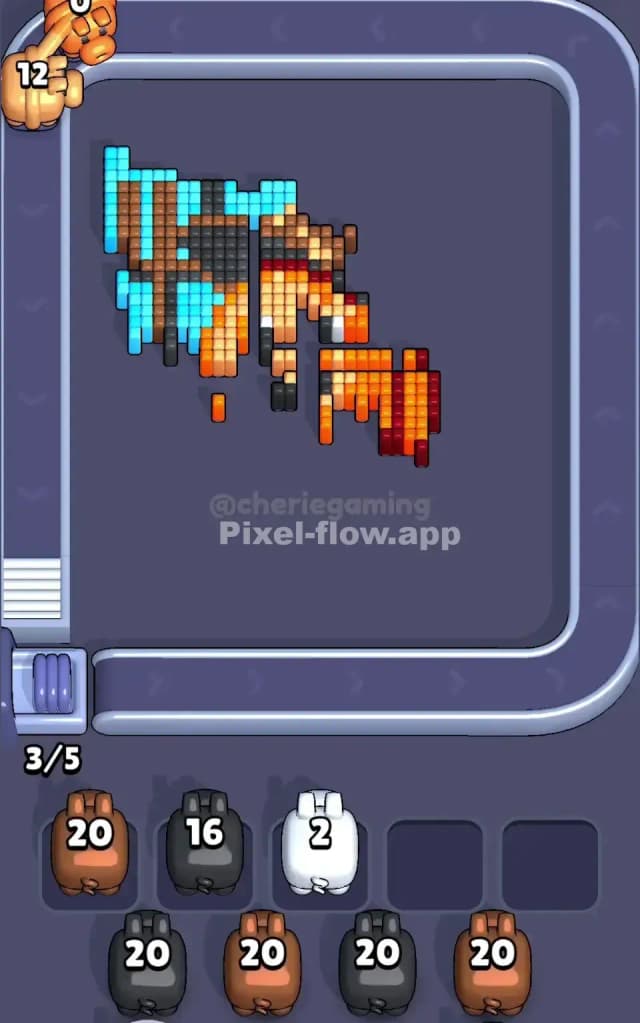 Pixel Flow Level 756 Solution 3
