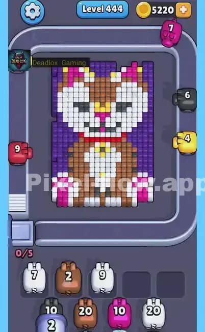 Pixel Flow Level 442 Solution 1