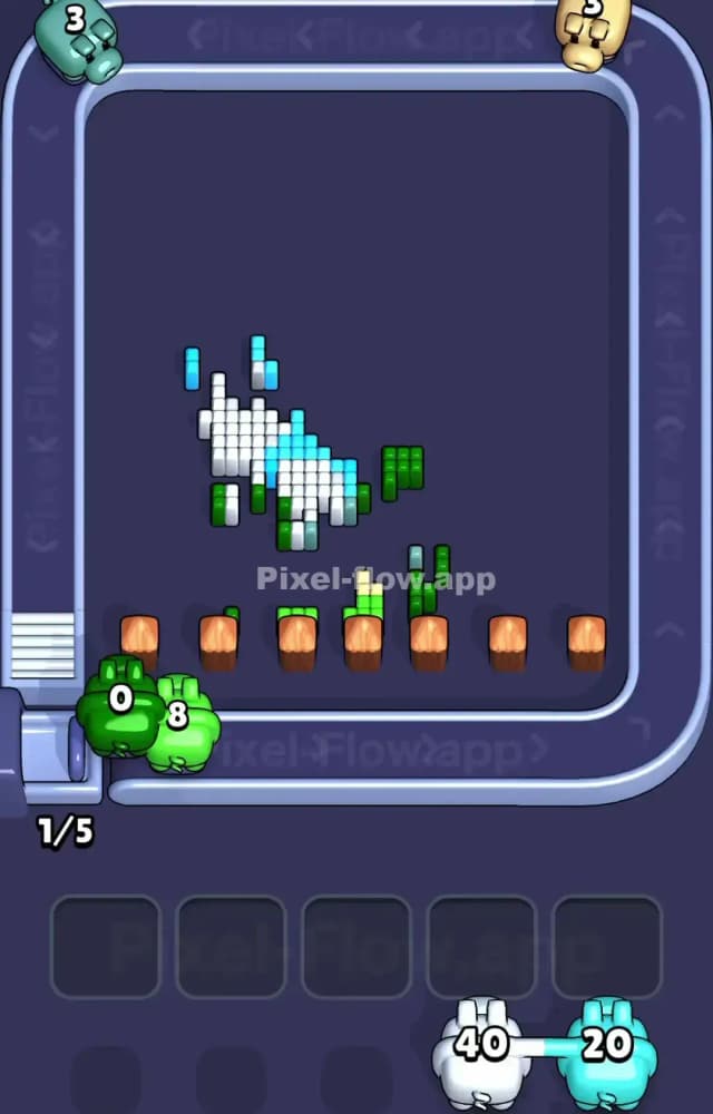 Pixel Flow Level 1330 Solution 3