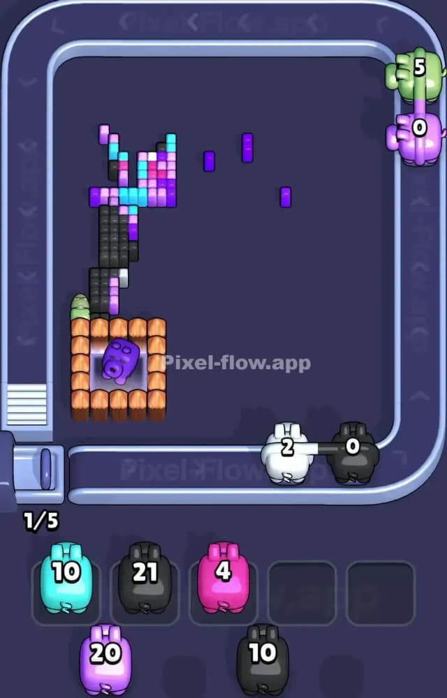 Pixel Flow Level 1130 Solution 3