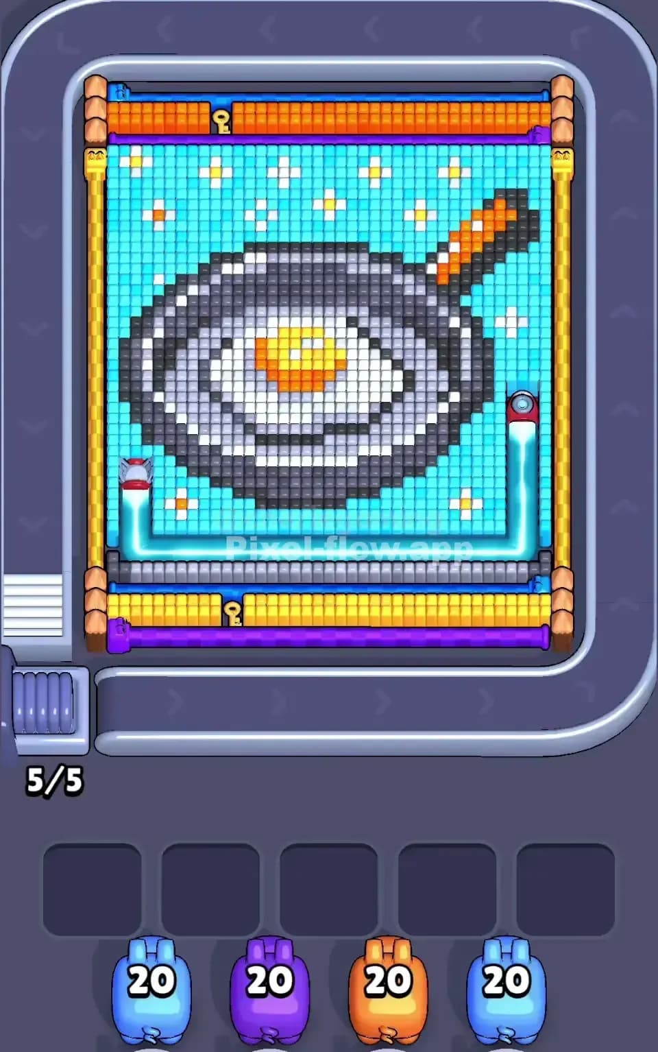 Pixel Flow Level 572 Screenshot