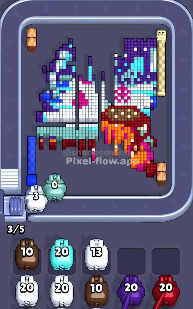 Pixel Flow Level 764 Solution 2