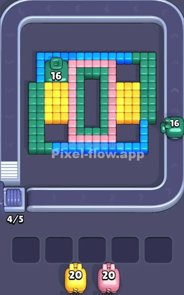 Pixel Flow Level 70 Solution 1