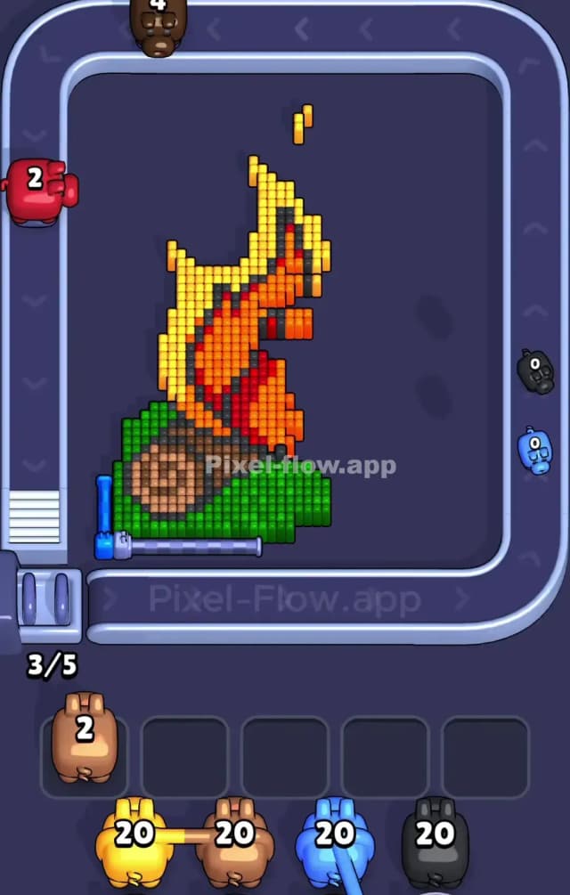 Pixel Flow Level 793 Solution 2