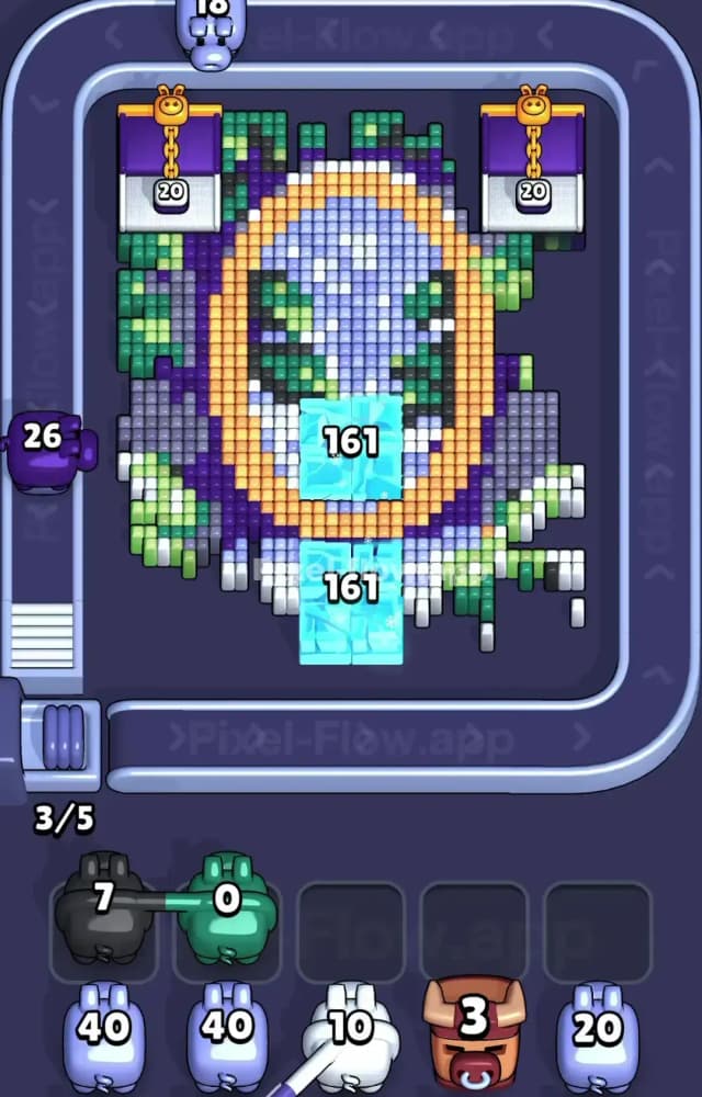 Pixel Flow Level 1419 Solution 1
