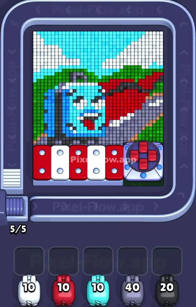 Pixel Flow Level 1465 Gameplay