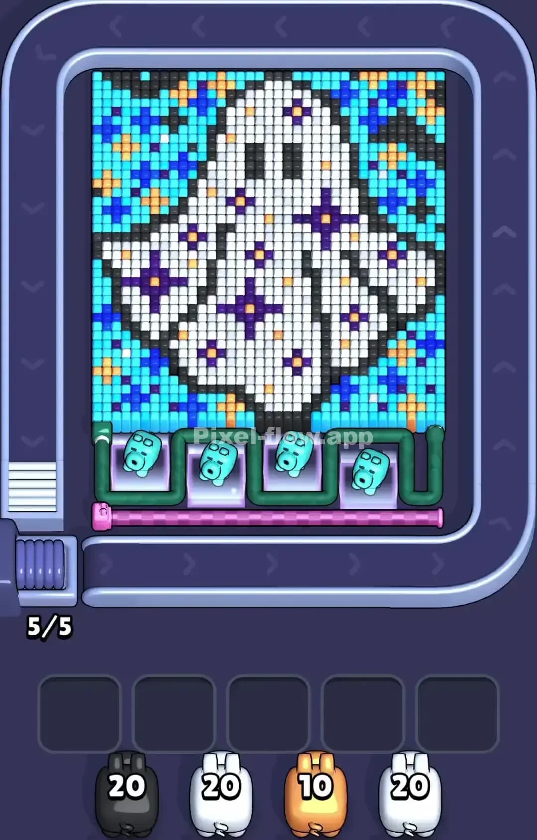Pixel Flow Level 1195 Screenshot