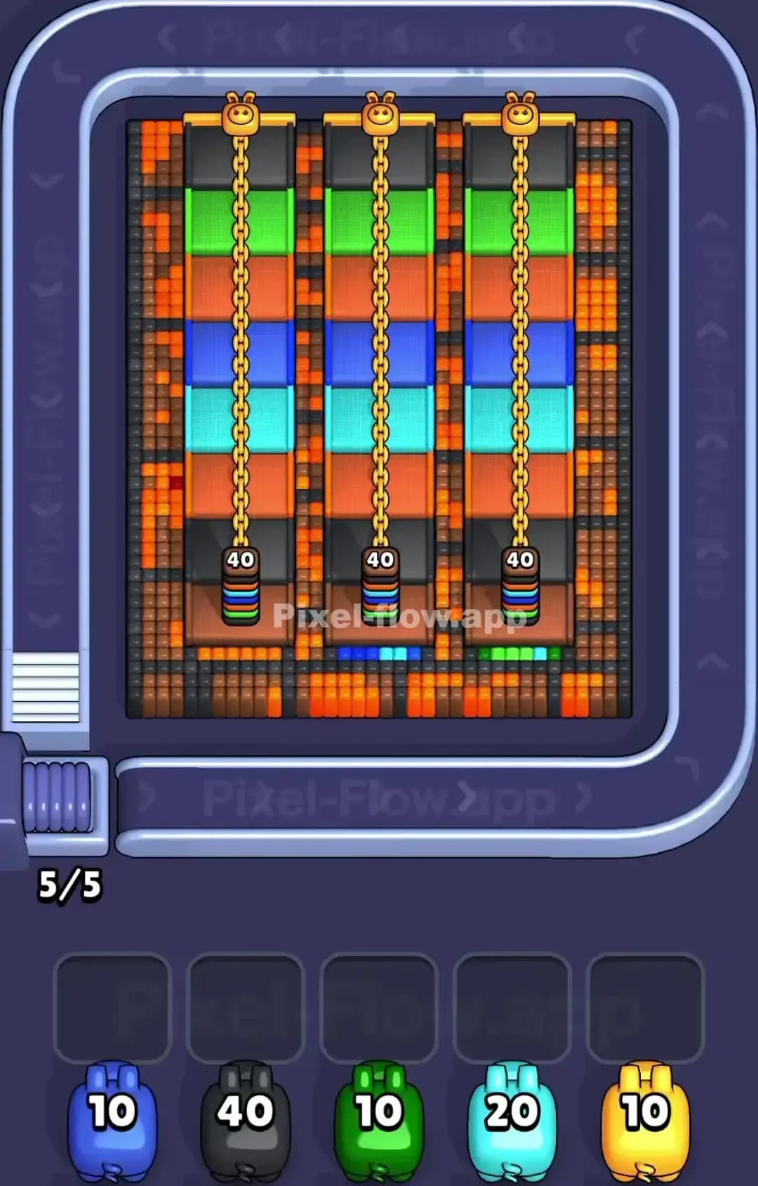 Pixel Flow Level 1400 Screenshot