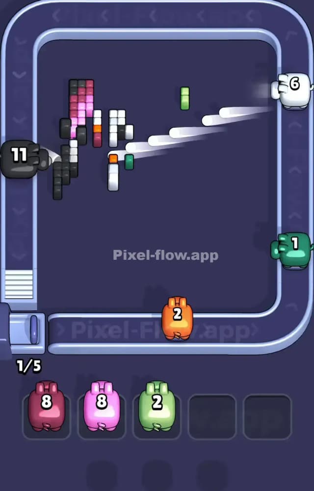 Pixel Flow Level 1004 Solution 3