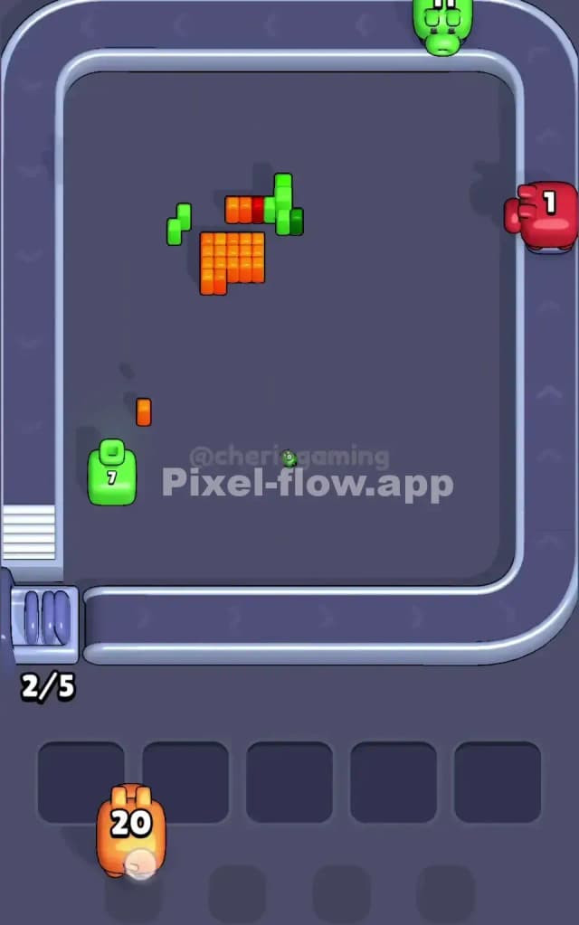 Pixel Flow Level 183 Solution 3