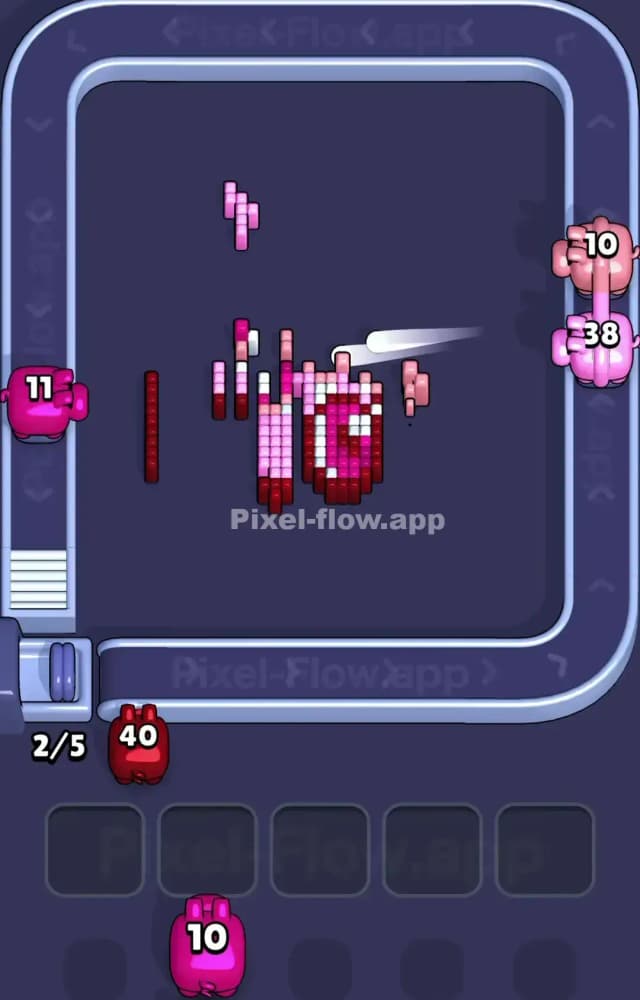 Pixel Flow Level 1275 Solution 3