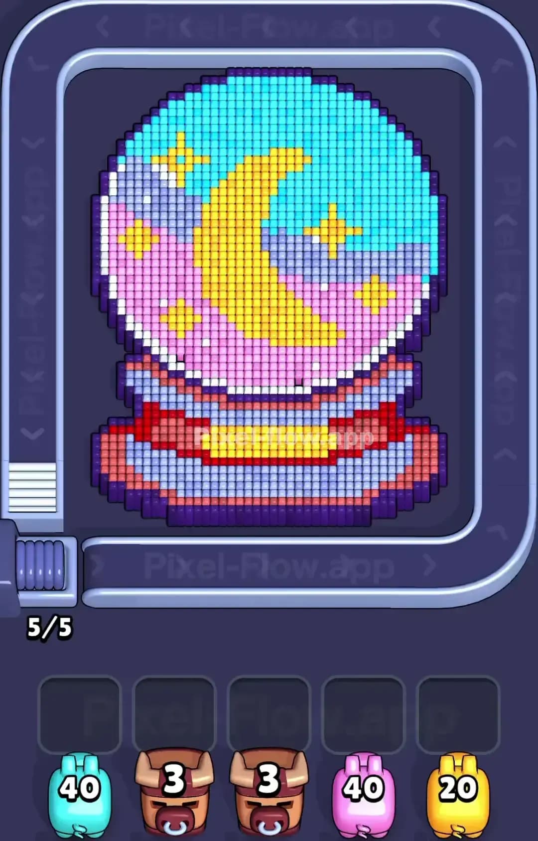 Pixel Flow Level 1399 Screenshot