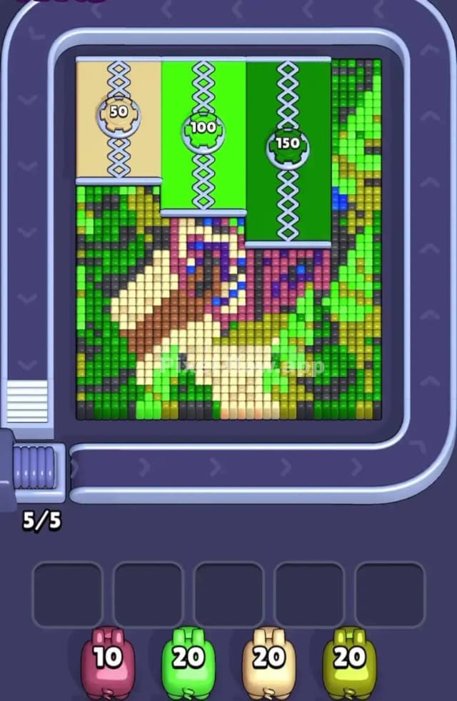 Pixel Flow Level 1654 Gameplay