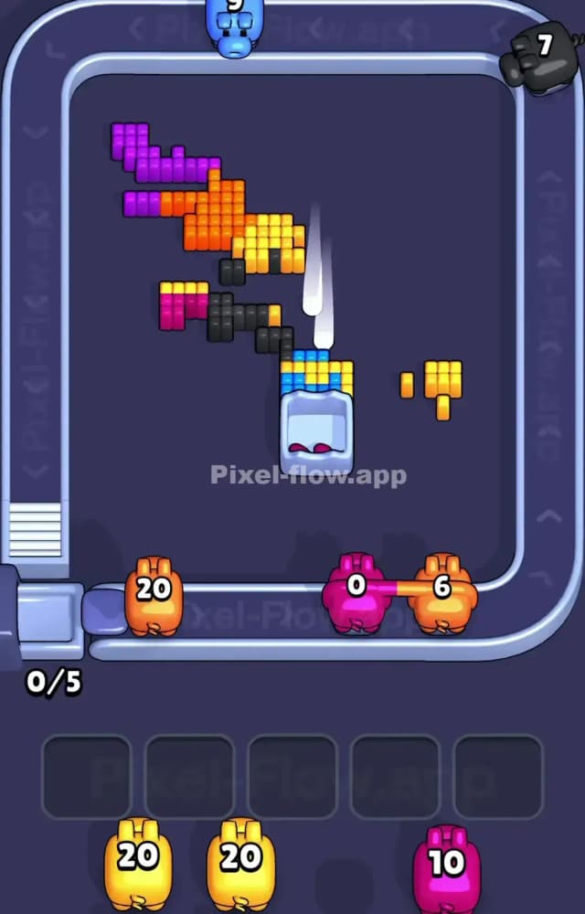 Pixel Flow Level 1272 Solution 3