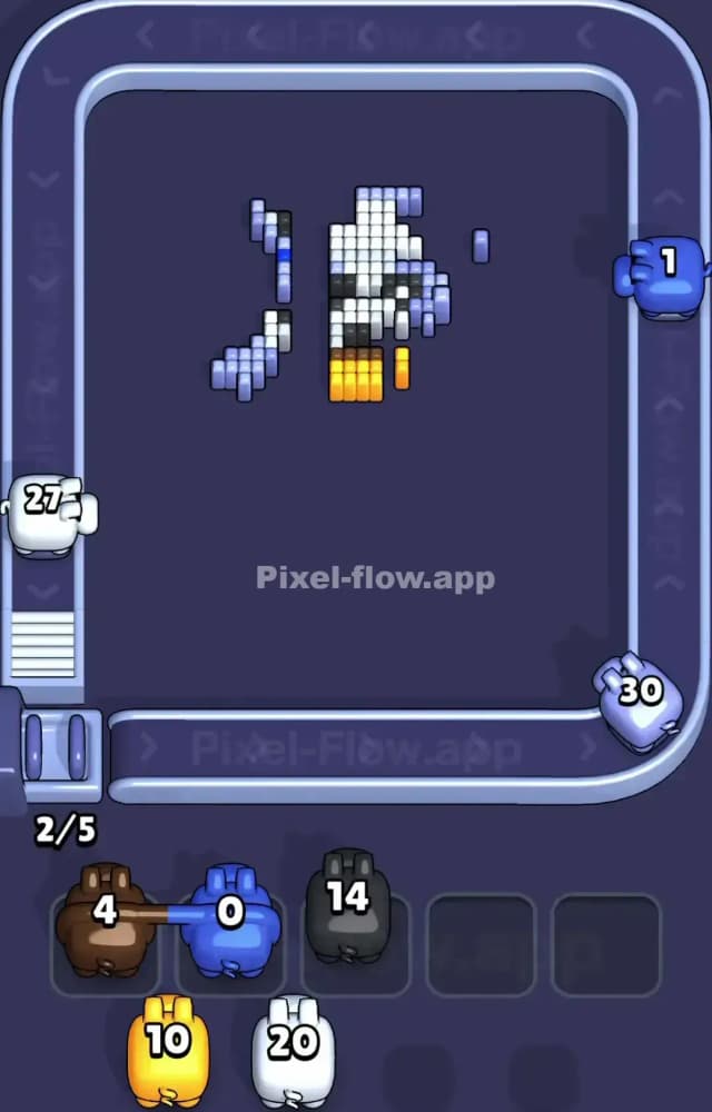 Pixel Flow Level 1434 Solution 3