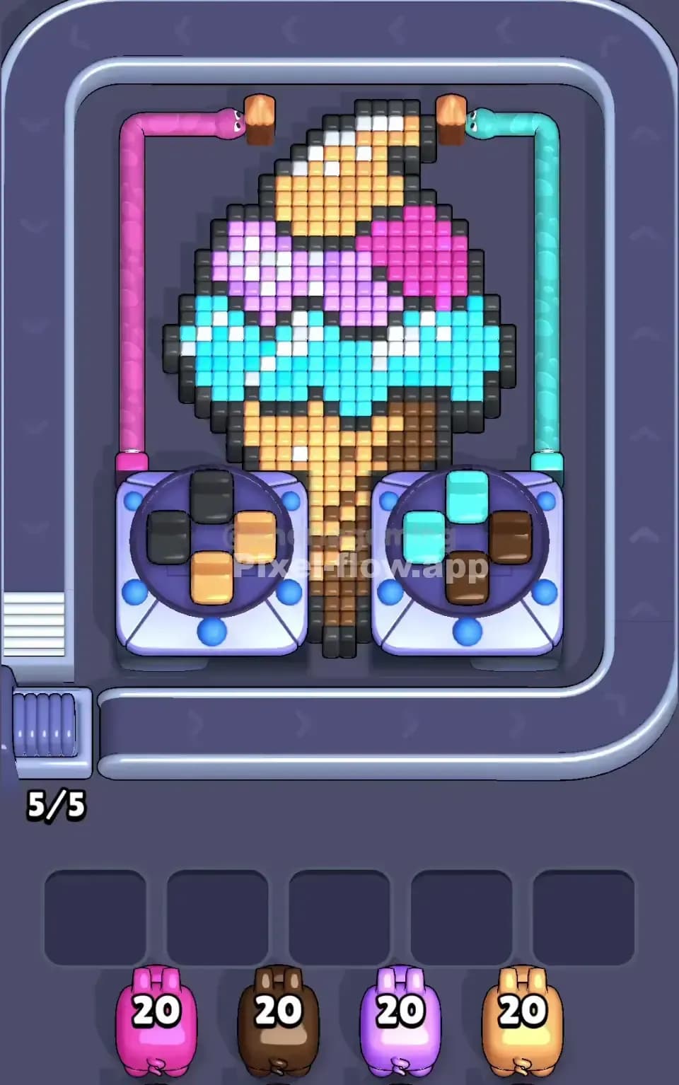 Pixel Flow Level 650 Screenshot