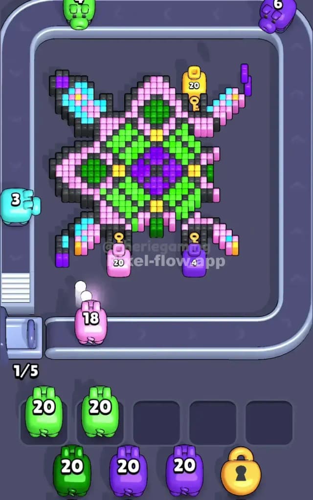 Pixel Flow Level 397 Solution 1