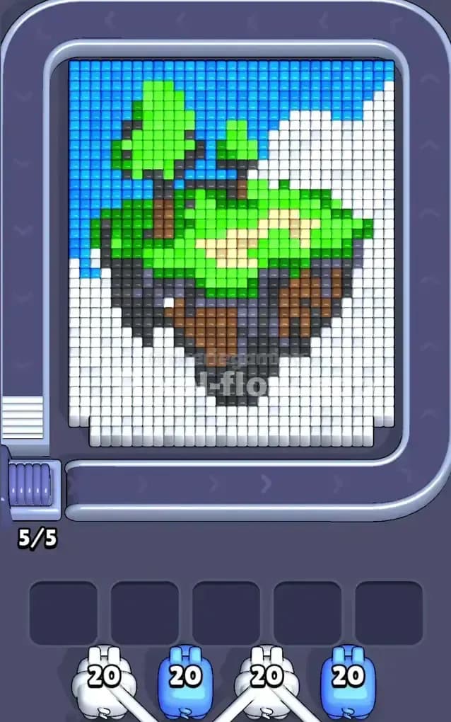 Pixel Flow Level 294 Gameplay