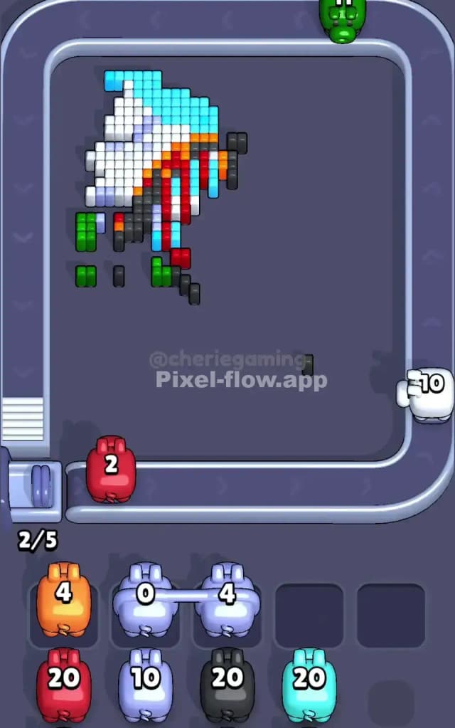 Pixel Flow Level 618 Solution 3
