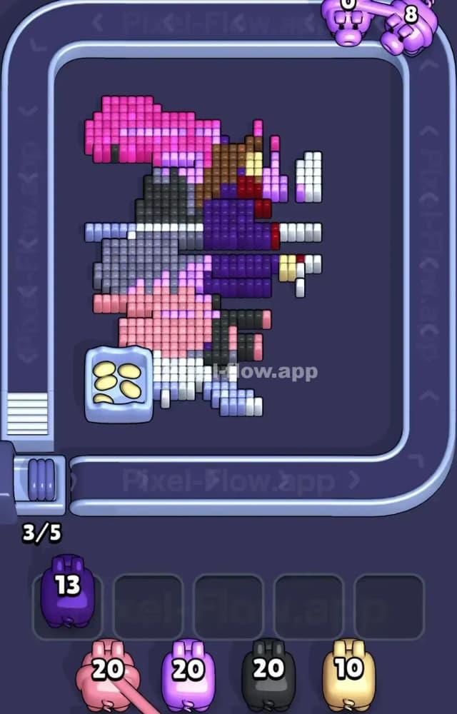 Pixel Flow Level 1482 Solution 2